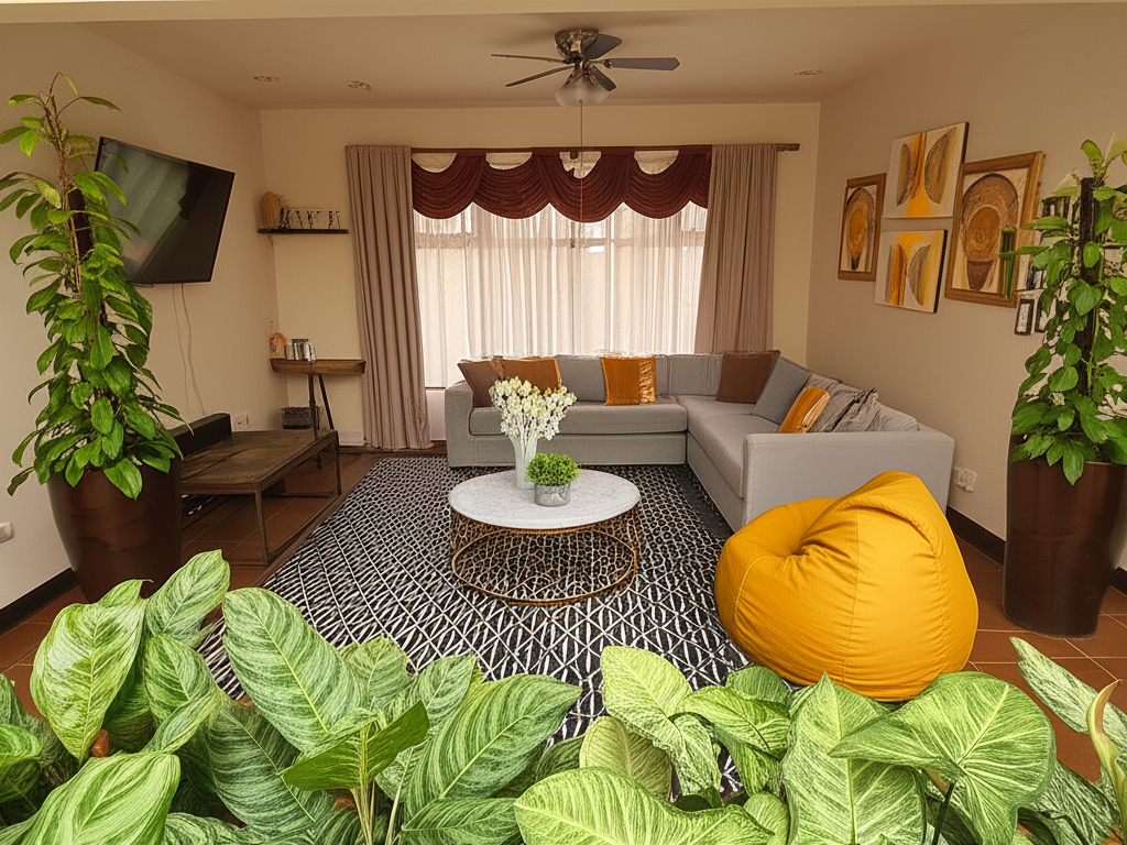 Comfortable area for family entertainment.